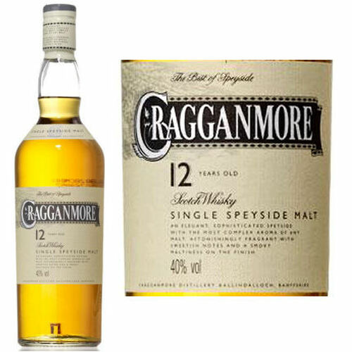 Cragganmore 12 Year Old Speyside Single Malt Scotch 750ml