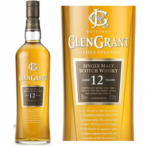 Glen Grant 12 Year Old Speyside Single Malt Scotch 750ml