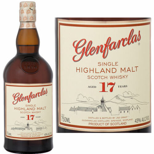 Glenfarclas 17 Year Old Highland Single Malt Scotch 750ml