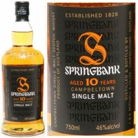 Springbank 10 Year Old Campbeltown Single Malt Scotch 750ml