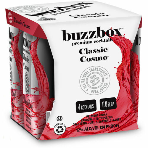 Buzzbox Classic Cosmos Cocktails 200ml 4 Pack