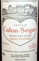 Chateau Calon Segur St. Estephe 2000 Rated 91+WA