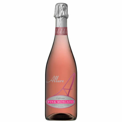 Allure Bubbly California Pink Moscato NV Rated 95 GOLD MEDAL