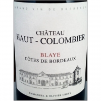 Chateau Haut-Colombier Blaye Cotes de Bordeaux 2016