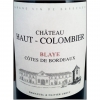 Chateau Haut-Colombier Blaye Cotes de Bordeaux 2016