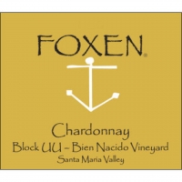Foxen Block UU Bien Nacido Vineyard Santa Maria Chardonnay 2012 Rated 92WE