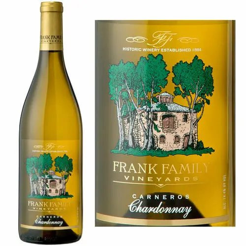 Frank Family Vineyards Carneros Chardonnay 2018 Rated 90JD