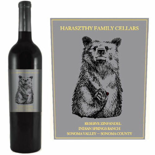 Haraszthy Reserve Indian Springs Ranch Sonoma Zinfandel 2013 Rated 92WE