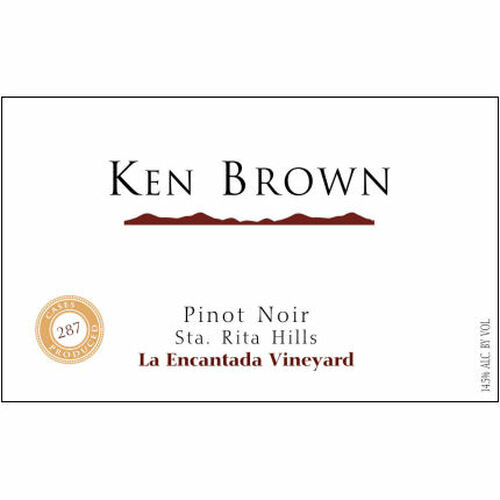 Ken Brown La Encantada Vineyard Sta. Rita Hills Pinot Noir 2015 Rated 94WE