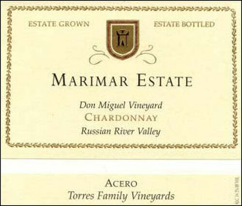 Marimar Estate Don Miguel Acero Un-Oaked Chardonnay 2018 Rated 90WE