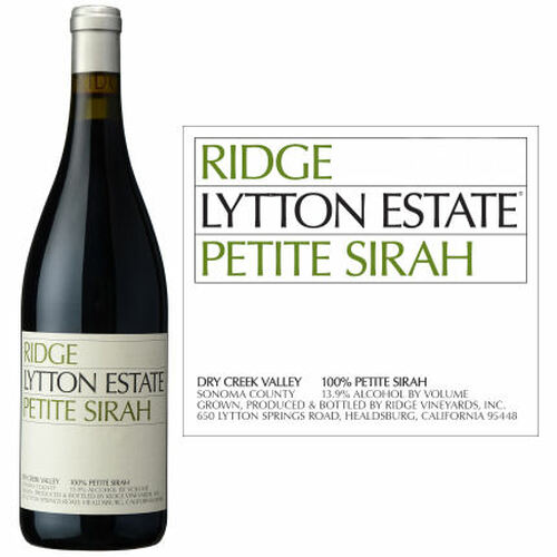 Ridge Lytton Springs Dry Creek Petite Sirah 2017 Rated 94JS