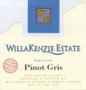 WillaKenzie Estate Willamette Valley Pinot Gris 2014 Oregon 375ml Half Bottle