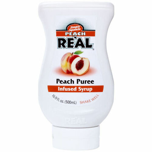 Peach Real Puree Infused Syrup 16.9oz