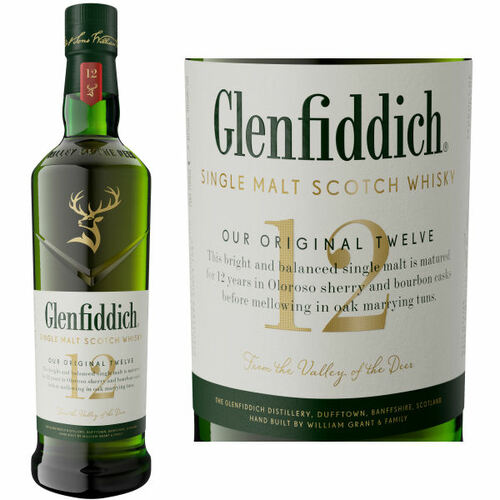Glenfiddich Our Original 12 Year Old Speyside Single Malt Scotch 750ml