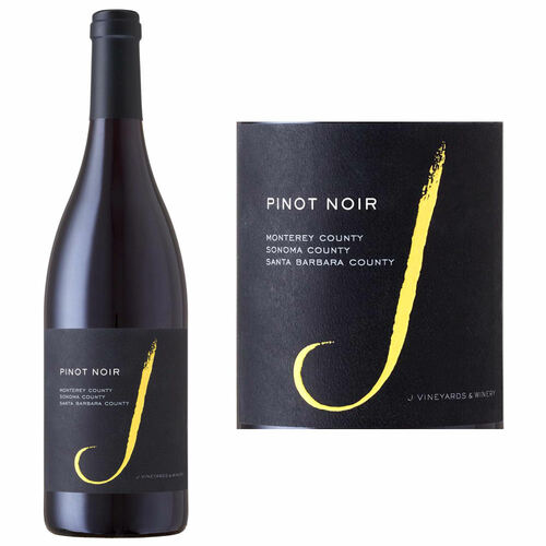 J Vineyards Monterey, Sonoma, Santa Barbara Pinot Noir 2019