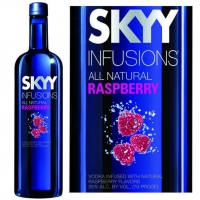 Skyy Raspberry Infusions Vodka 750ml Etch Rated 85-89WE