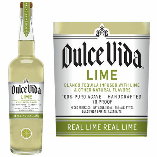 Dulce Vida Lime Tequila 750ml Etch