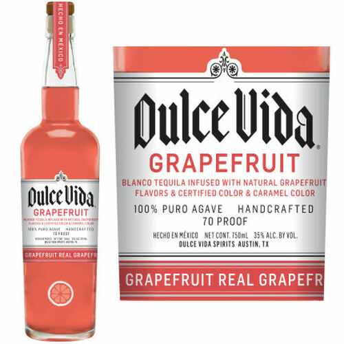 Dulce Vida Grapefruit Tequila 750ml Etch