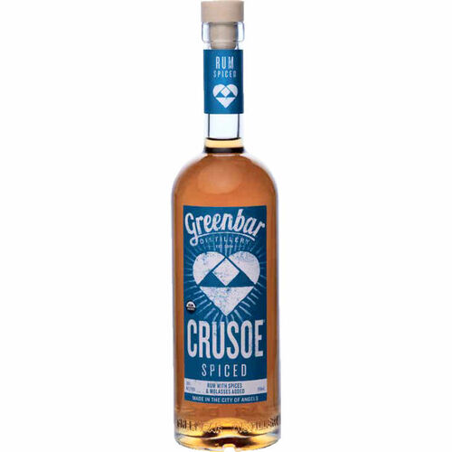 Greenbar Crusoe Spiced Organic Rum 750ml