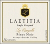 Laetitia La Coupelle Pinot Noir 2009 Rated 90WE