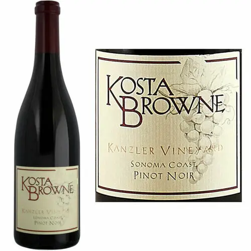 Kosta Browne Kanzler Vineyard Sonoma Coast Pinot Noir 2017 Rated 94WS