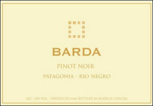 Bodega Chacra Barda Pinot Noir Rio Negro 2019 (Argentina)