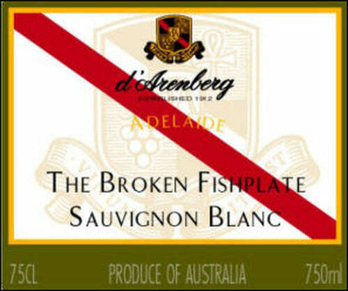 d'Arenberg The Broken Fishplate Sauvignon Blanc 2012 (Australia)