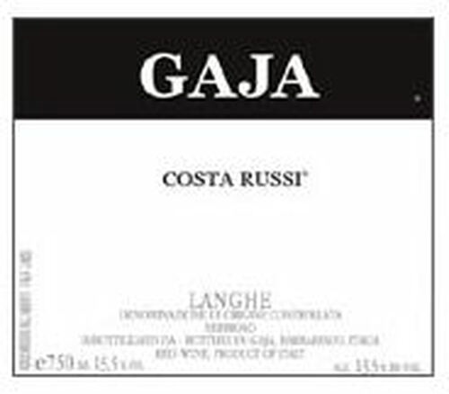 Gaja Costa Russi Nebbiolo 2011 (Italy) Rated 94WA