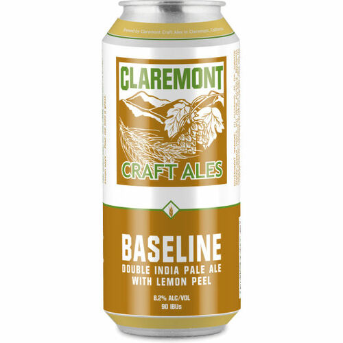 Claremont Baseline Double India Pale Ale 16oz 4 Pack Cans Liquor