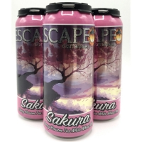 Escape Brewery Sakura Cherry Blossom Tea White Wheat Ale 16oz 4 Pack Cans