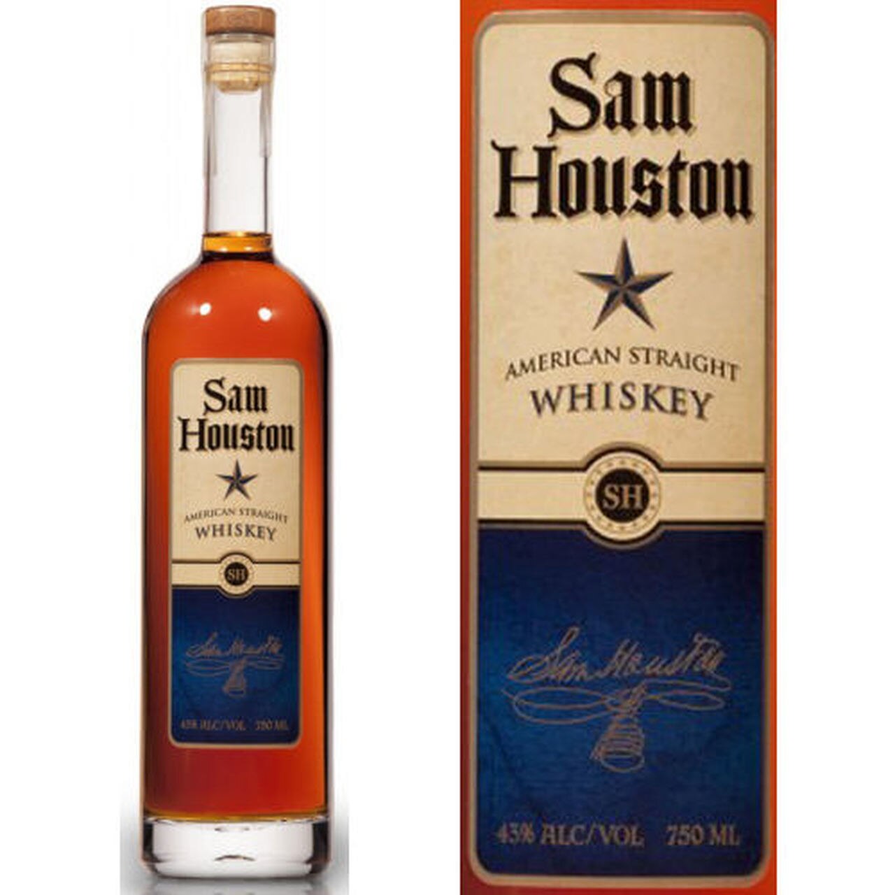 Sam Houston American Straight Whiskey 750ml Liquor Store Online