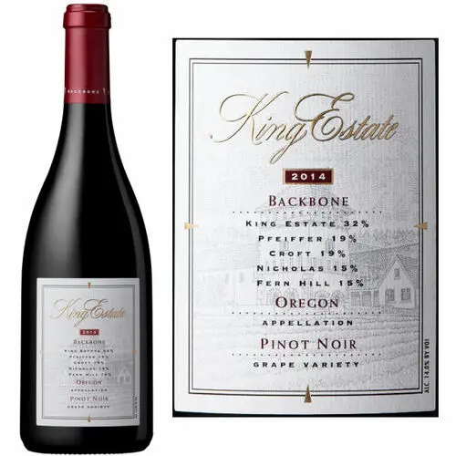 King Estate Backbone Oregon Pinot Noir 2014