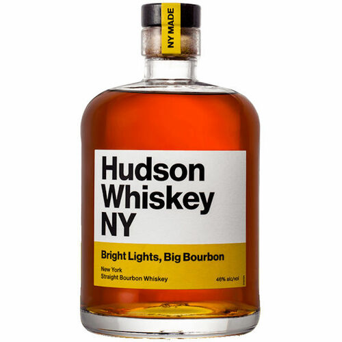 Hudson Whiskey NY Bright Lights Big Bourbon Whiskey 375ml Half Bottle