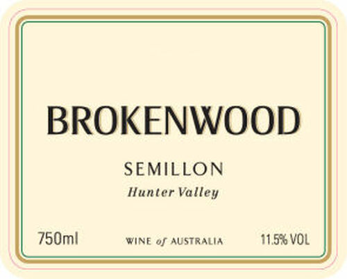 Brokenwood Hunter Valley Semillon 2019 (Australia)
