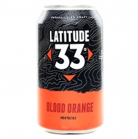 Latitude 33 Brewing Blood Orange IPA 12oz 6 Pack Cans