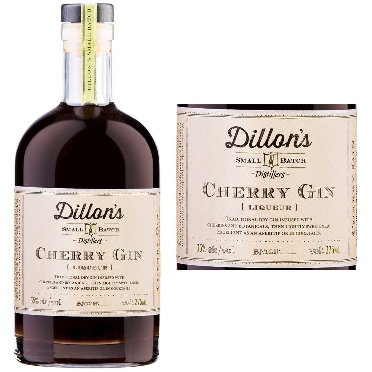 Dillon's Small Batch Cherry Gin Liqueur 375ml | Liquor Store Online
