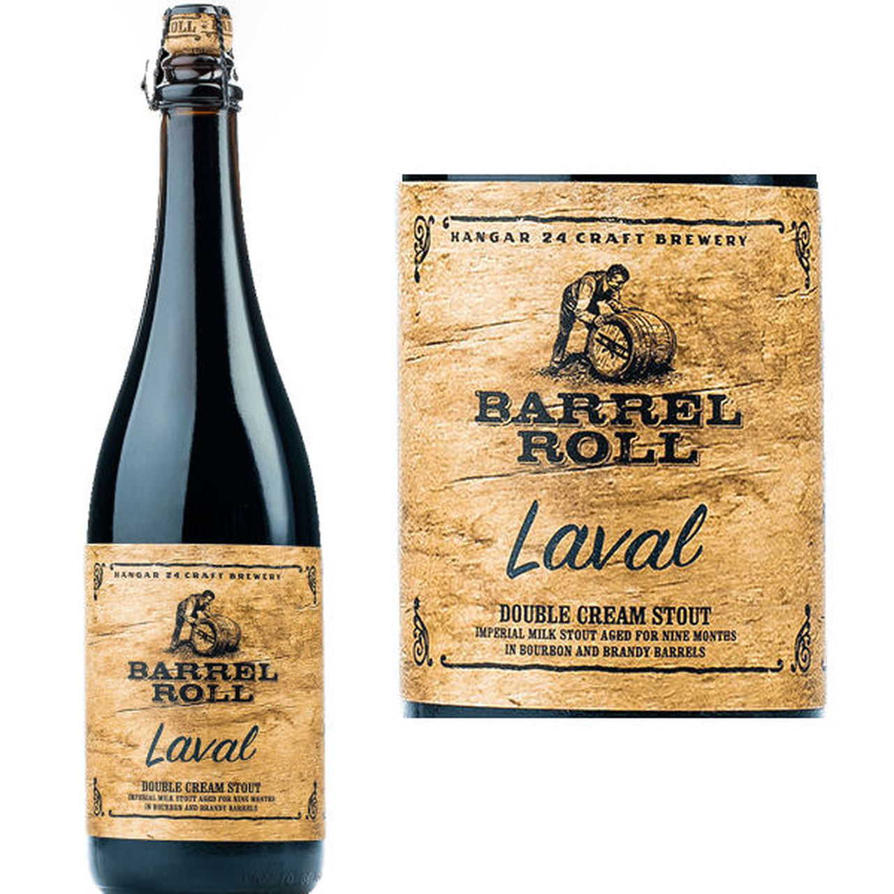 Hangar 24 Barrel Roll Laval Double Cream Stout 2018 750ml Liquor