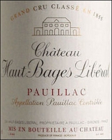 Chateau Haut-Bages Liberal Pauillac 1985