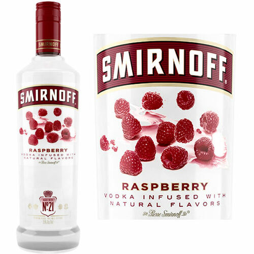 Smirnoff Raspberry Vodka 750ml