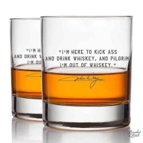 John Wayne Whiskey Cocktail Glasses Liquor Store Online