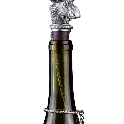 Handcrafted Moose Pewter Wine Stopper Liquor Store Online