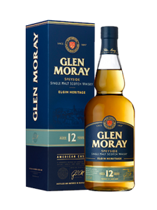 Glen Moray Speyside Single Malt Scotch Whisky Aged 12 Years 750ml