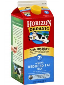 Horizon Reduced Fat Milk 2 Qt Carton