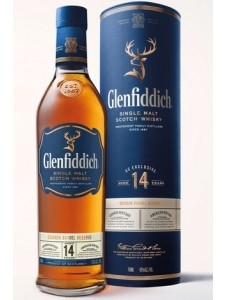 Glenfiddich 14 Years Single Malt Scotch -Bourbon Barrel Reserve 750ml