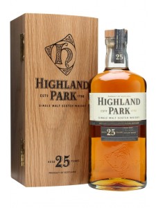 Highland Park Single Malt 25 Years Old Scotch older release 750ml