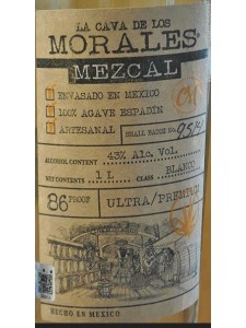 La Cava De Los Morales Mezcal Ultra Premium Blanco