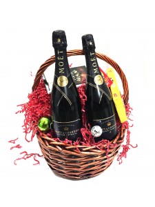 Moet Champagne Gift Basket
