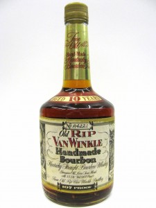 Old Rip Van Winkle Aged 10 Years Squat Bottle Kentucky Straight Bourbon Whiskey (pappy) 2012 750ml