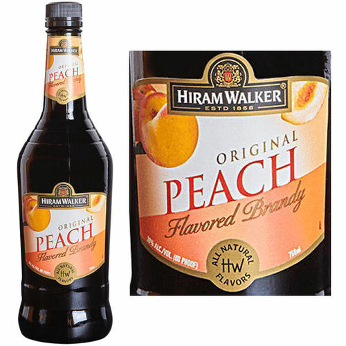 Hiram Walker Peach Flavored Brandy US 1L