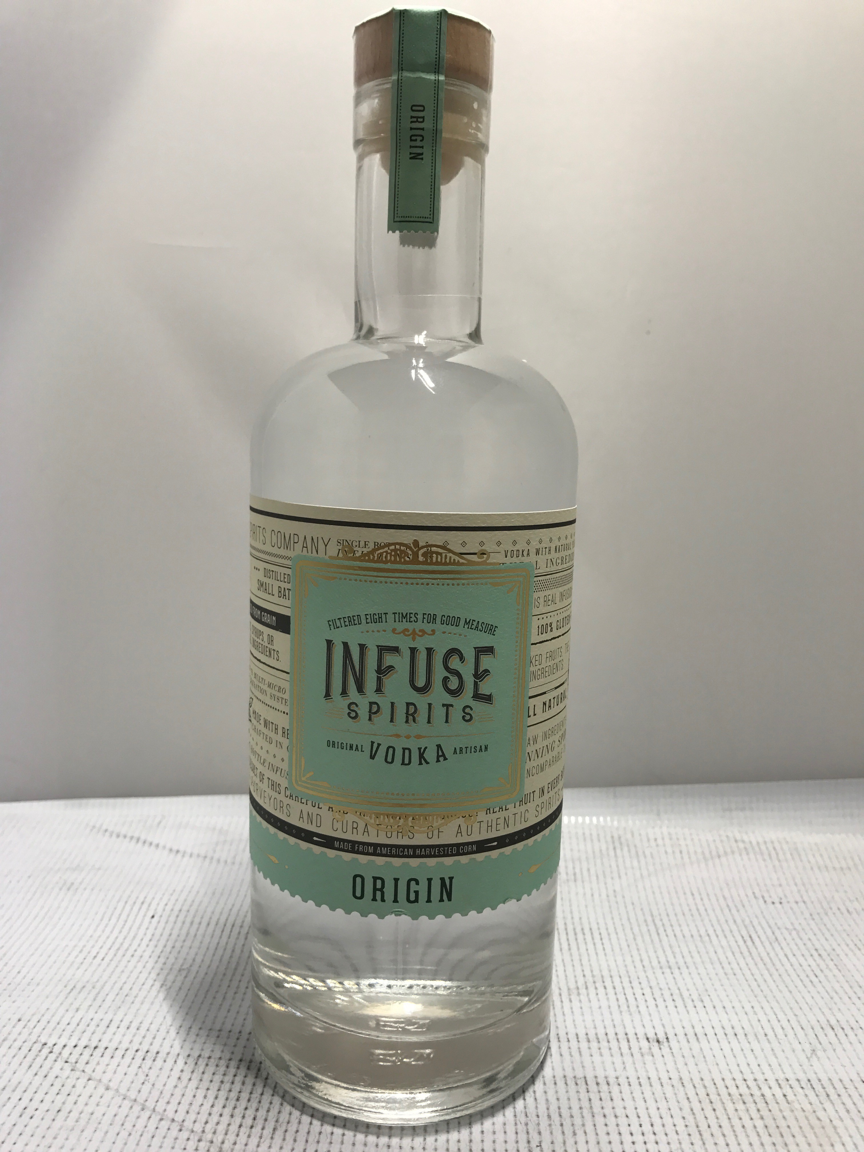Infuse Spirits Vodka Origin Gluten Free 750ml Liquor Store Online